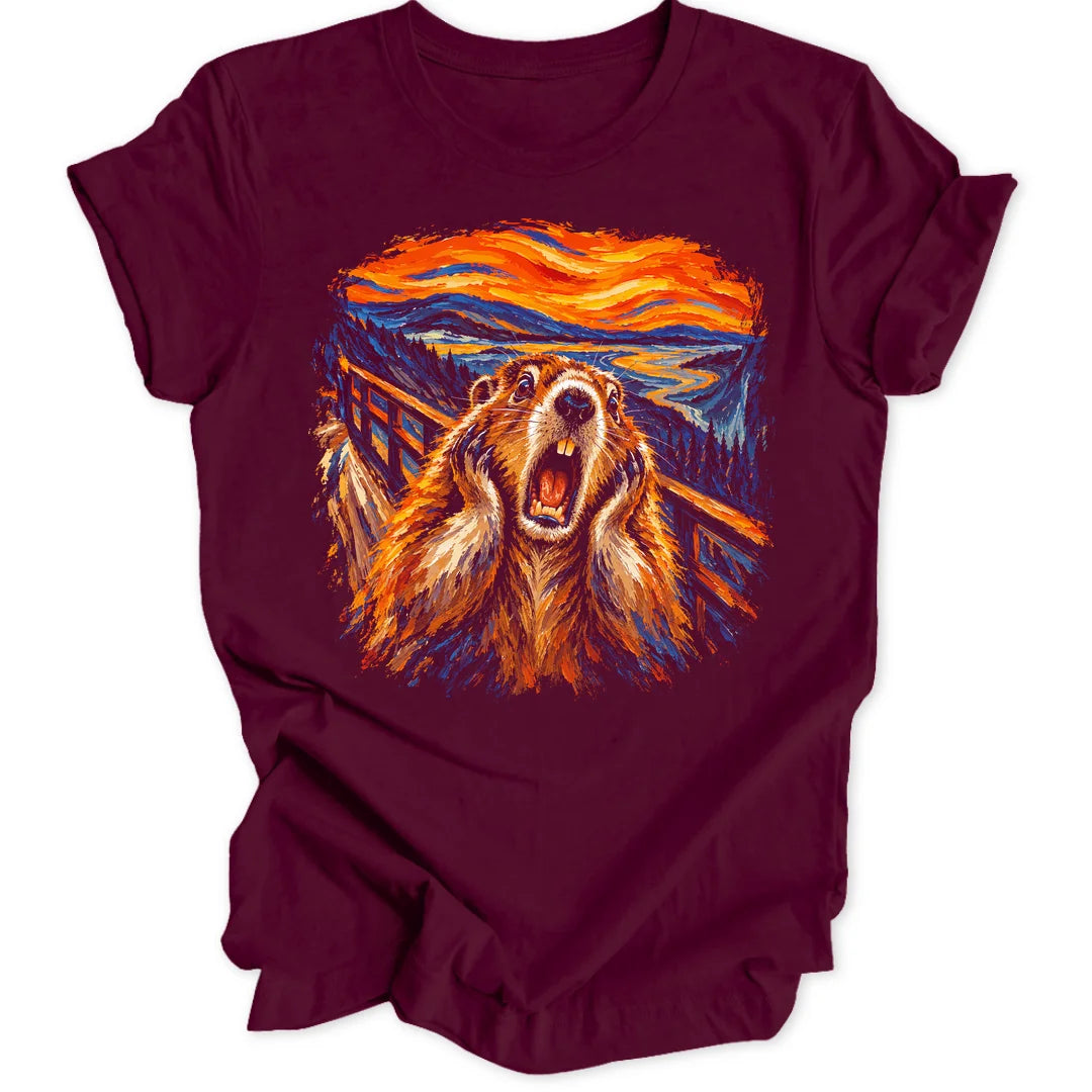 Scream Marmot - Maroon