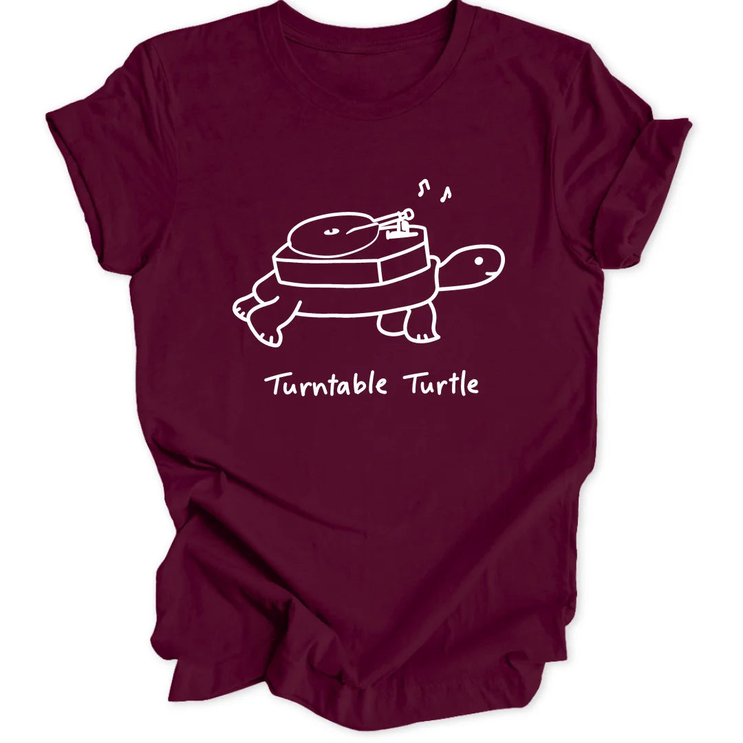 Turntable Turtle - Maroon