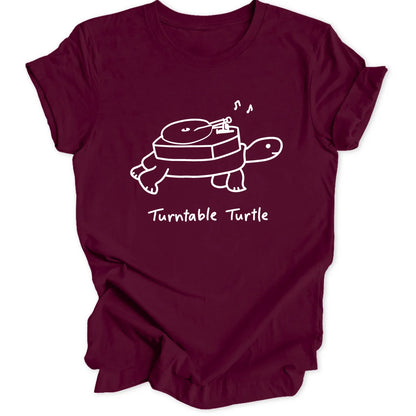 Turntable Turtle - Maroon