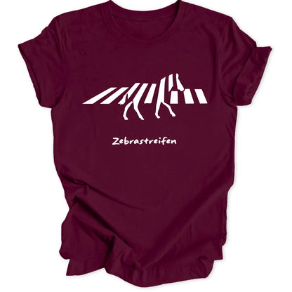 Zebrastreifen - Maroon