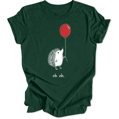 Balloon Hedgehog - Forest Green