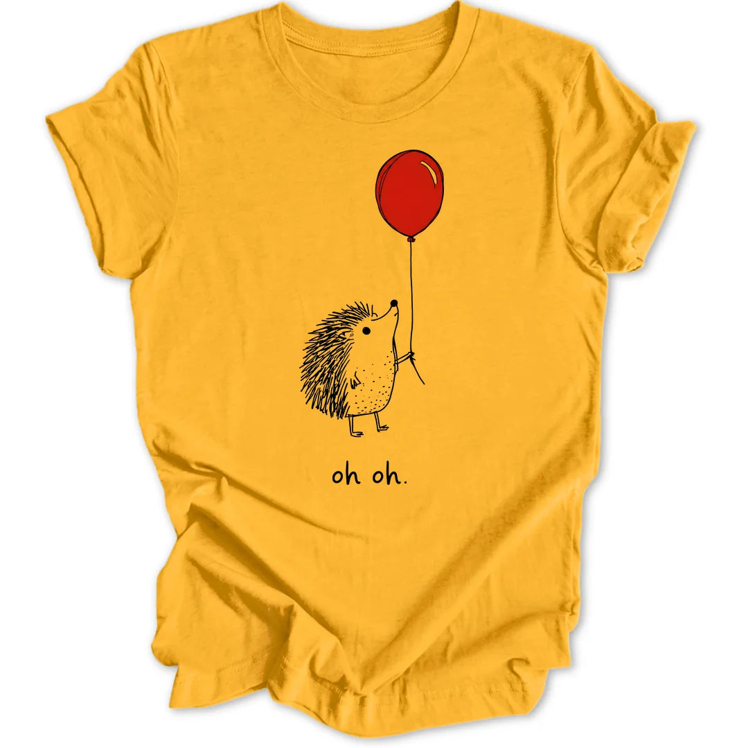 Balloon Hedgehog - Gold