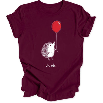 Balloon Hedgehog - Maroon