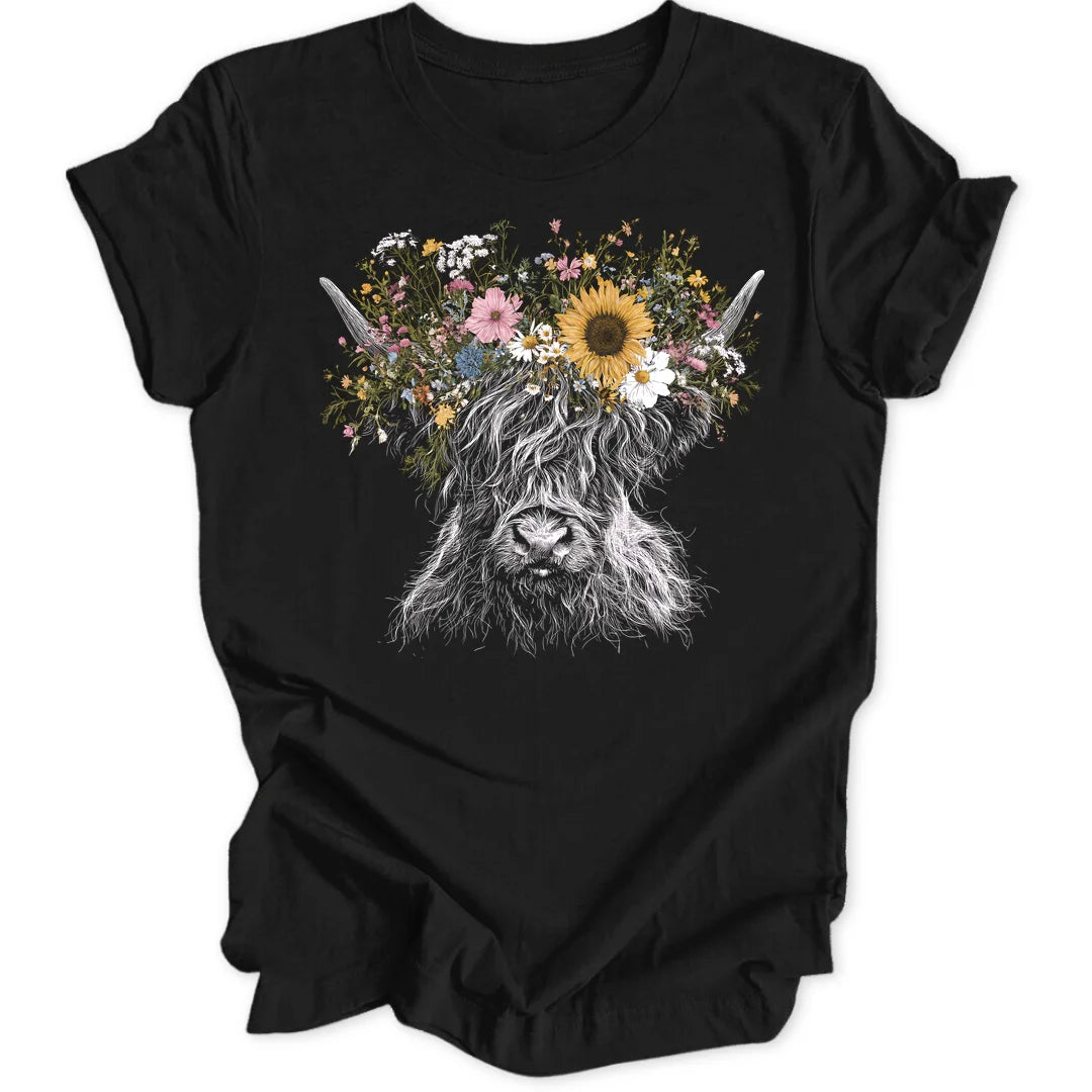 Blooming Cow - Black