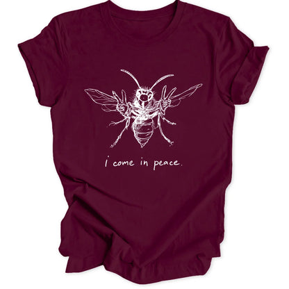 Peace Hornet - Maroon