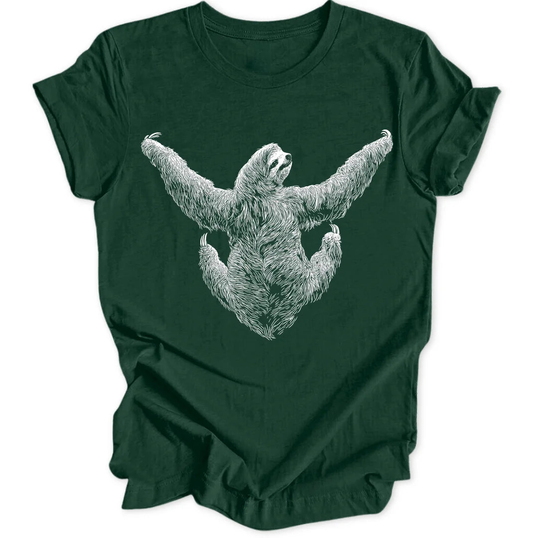 Sloth Hug - Forest Green