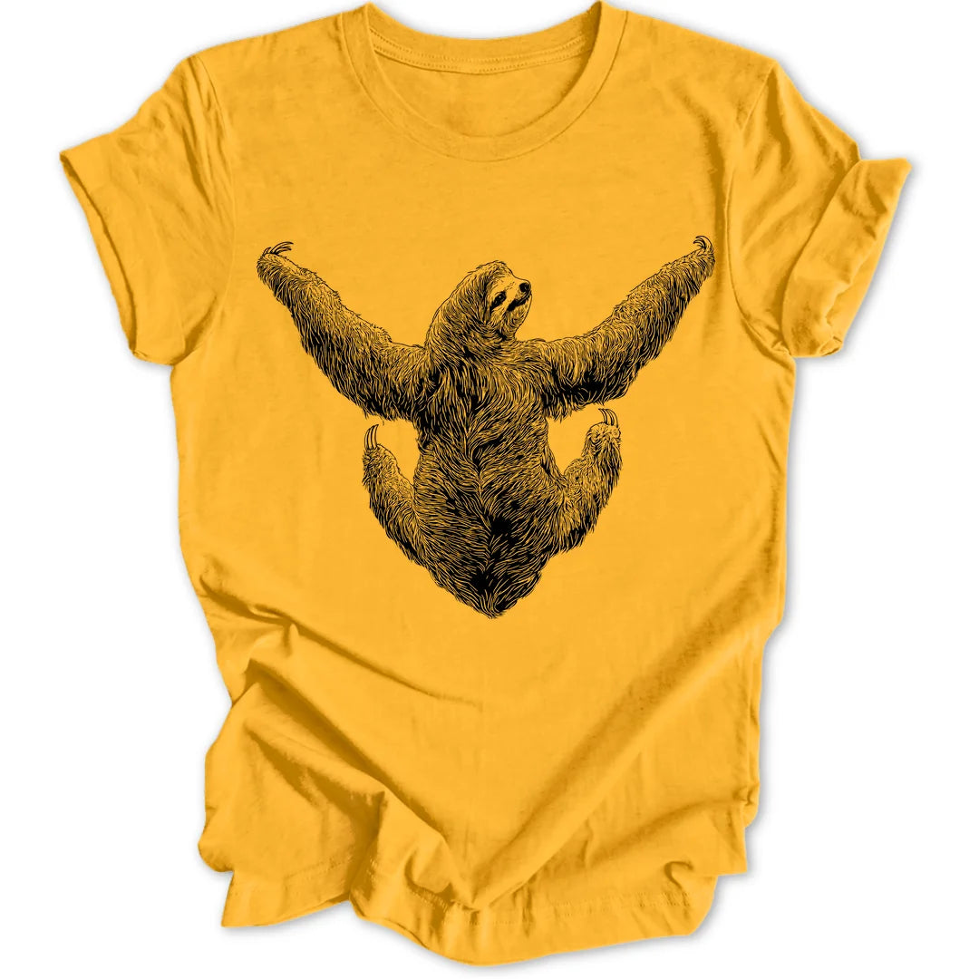 Sloth Hug - Gold