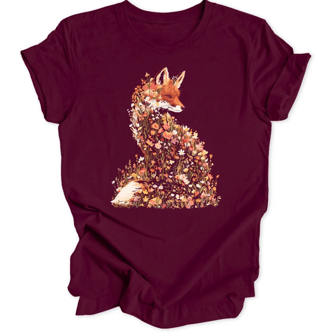 Wildflower Fox - Maroon