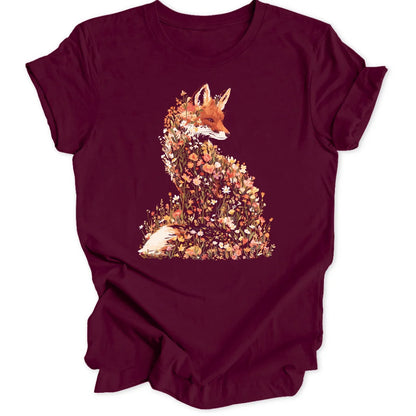Wildflower Fox - Maroon