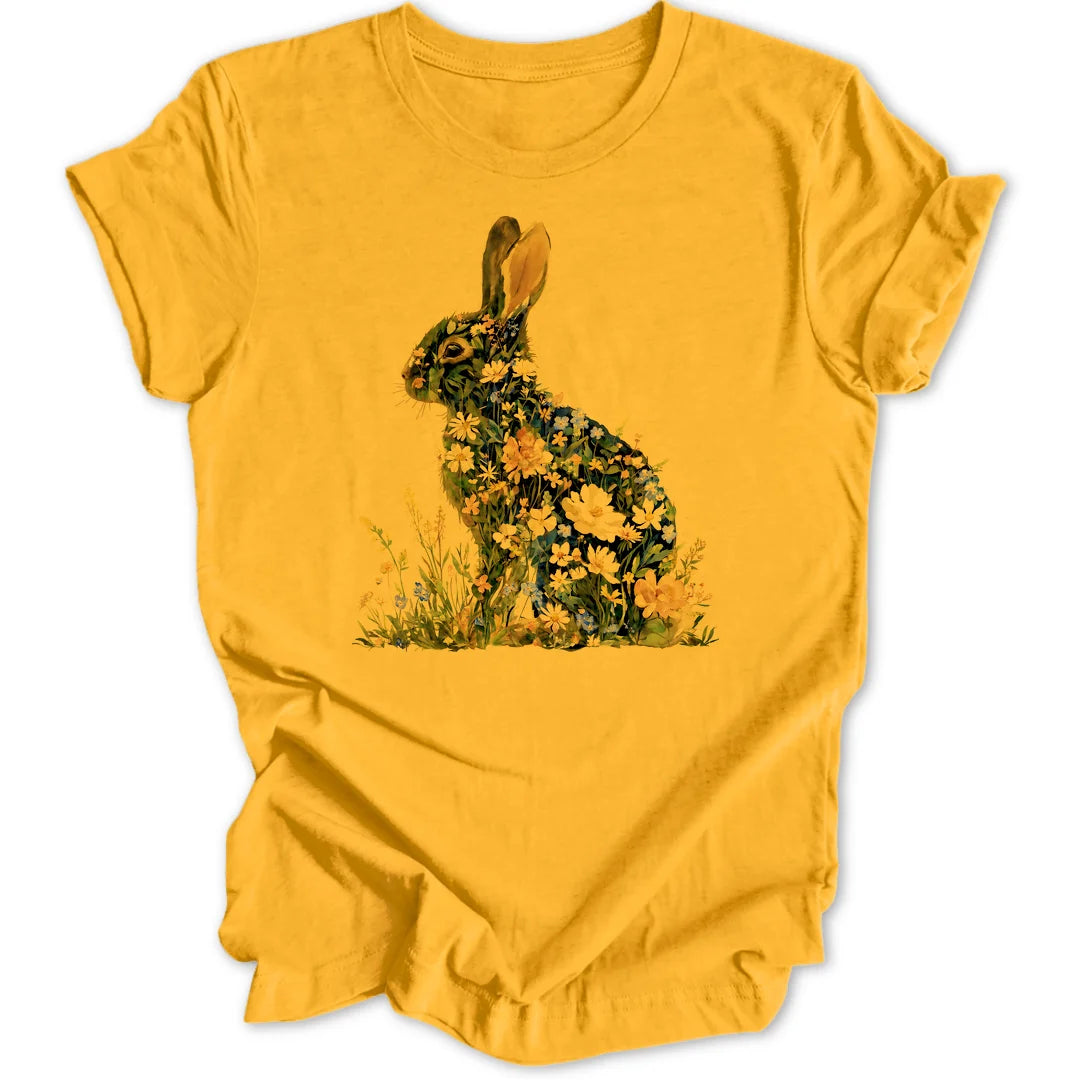 Wildflower Rabbit - Gold