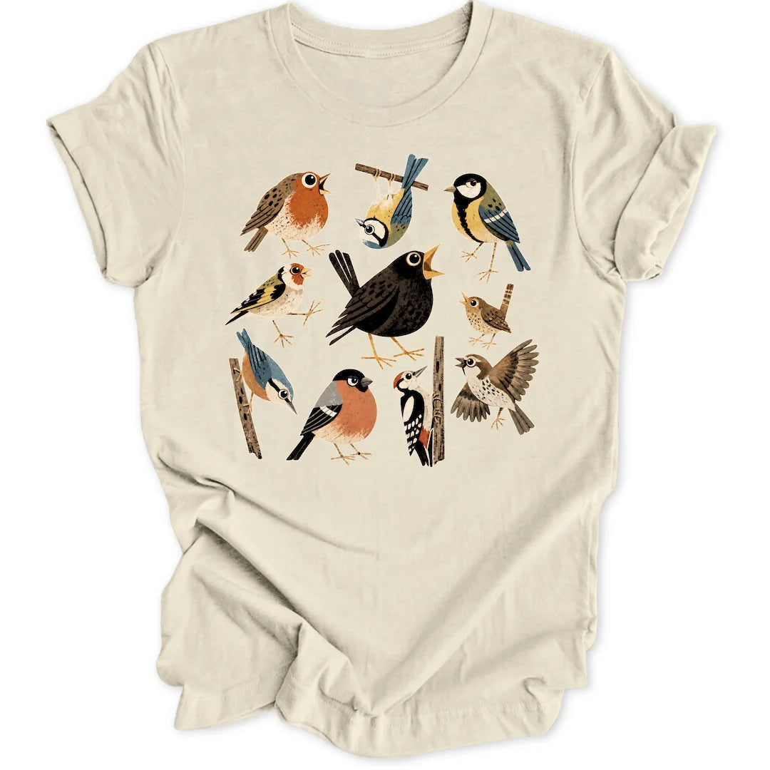 Retro Birds - Natural