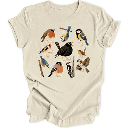 Retro Birds - Natural