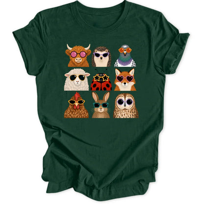 Cool Animals - Forest Green