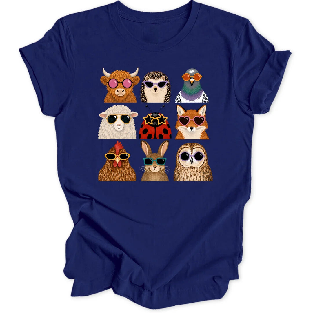Cool Animals - Navy