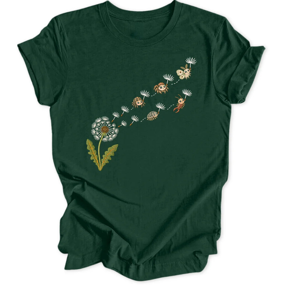Dandelion Bugs - Forest Green