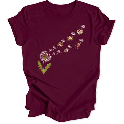 Dandelion Bugs - Maroon