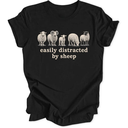 Distracted By Sheep - Black