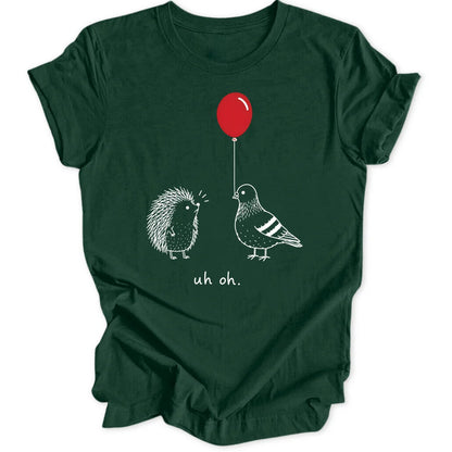 Uh Oh Balloon - Forest Green