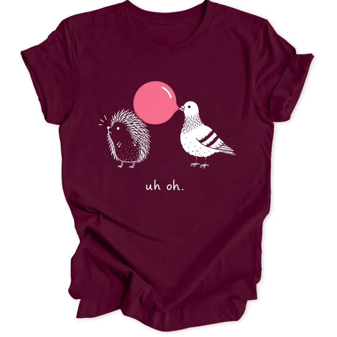 Uh Oh Gum - Maroon