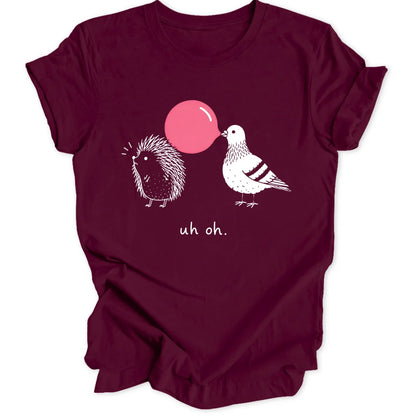 Uh Oh Gum - Maroon