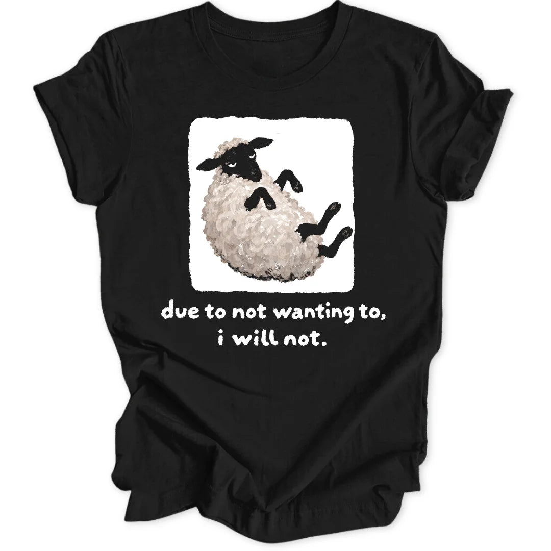 Unwilling Sheep - Black