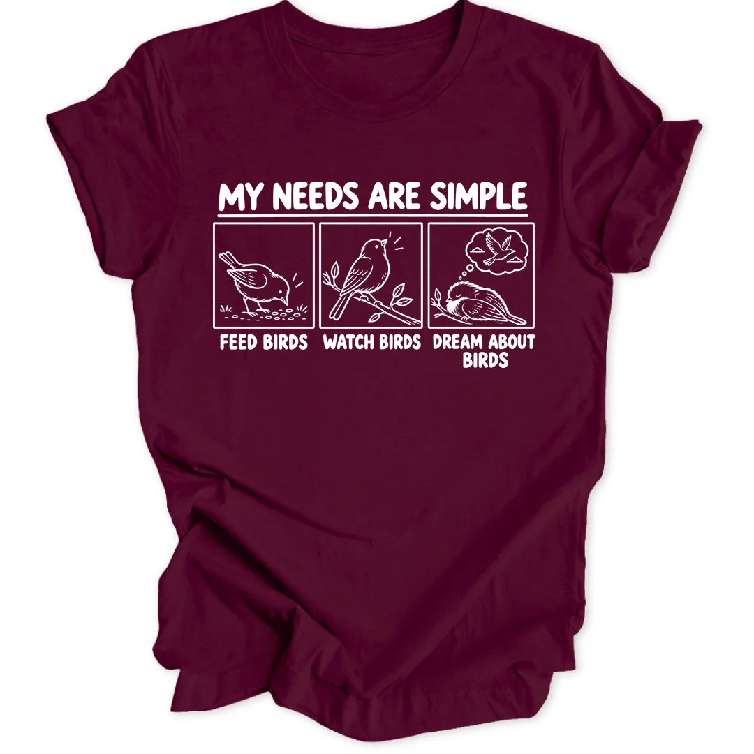 Bird Needs - Maroon