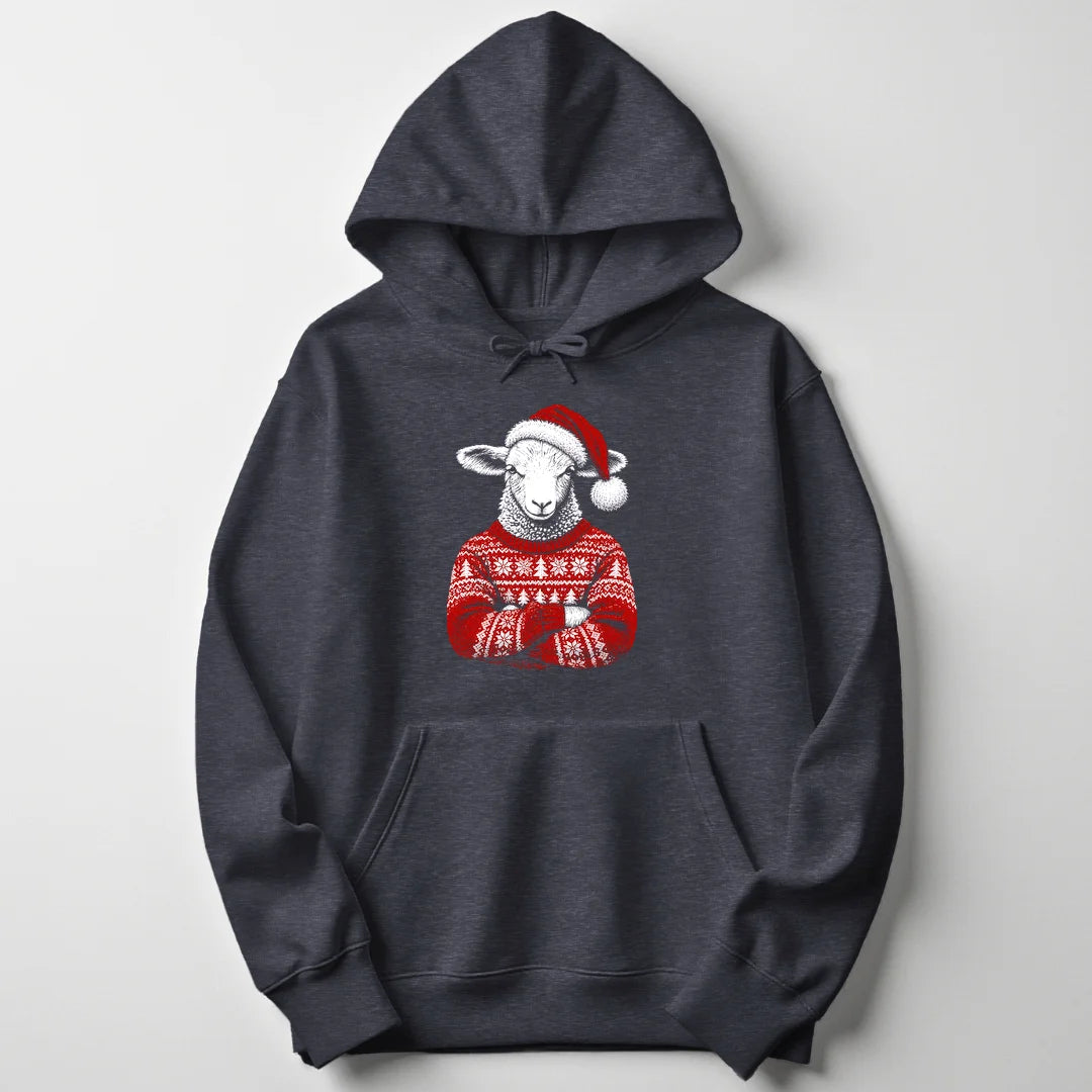 Christmas Sheep - Dark Heather
