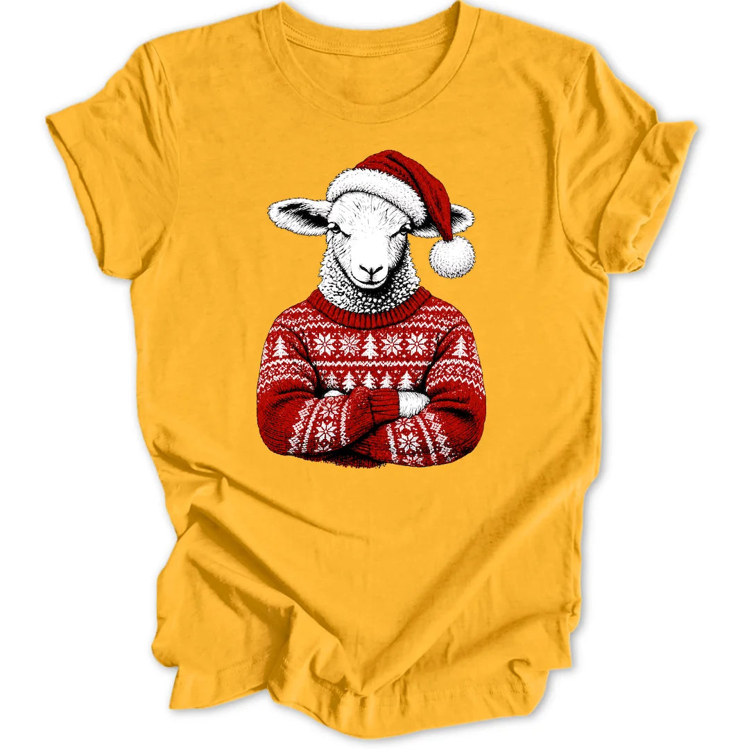 Christmas Sheep - Gold