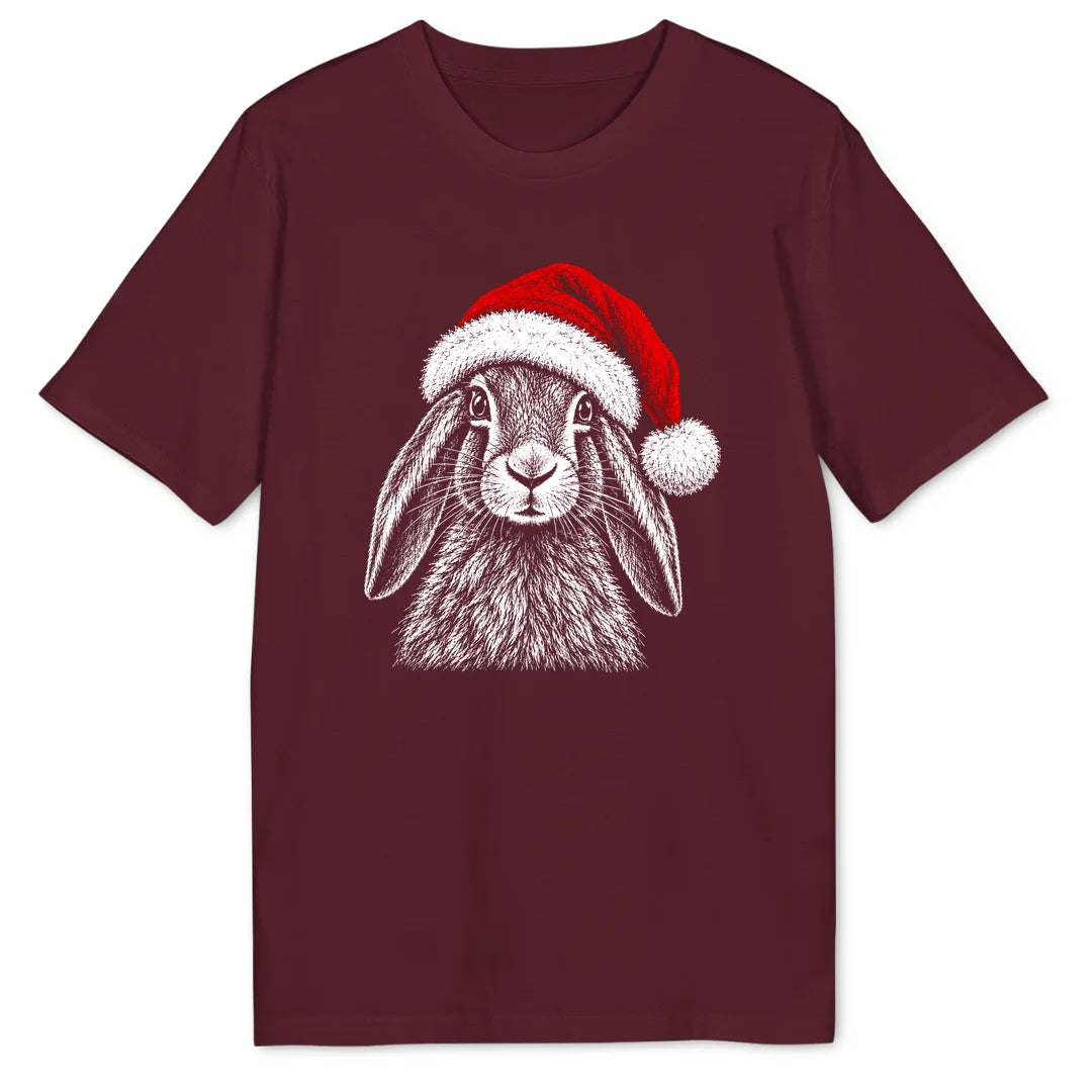 Santa Hare - Burgundy