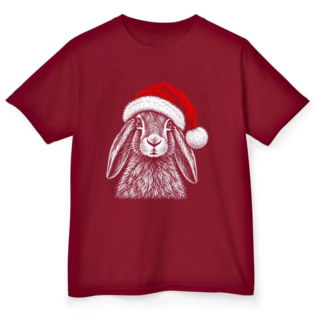 Santa Hare - Cardinal Red
