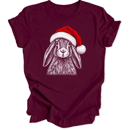 Santa Hare - Maroon