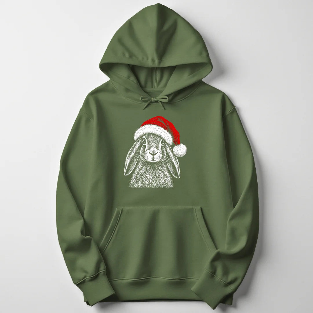 Santa Hare - Military Green