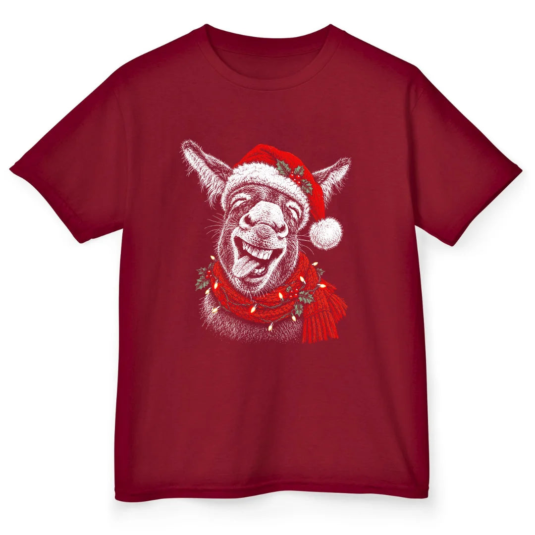 Christmas Donkey - Cardinal Red