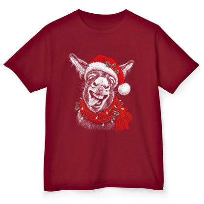 Christmas Donkey - Cardinal Red