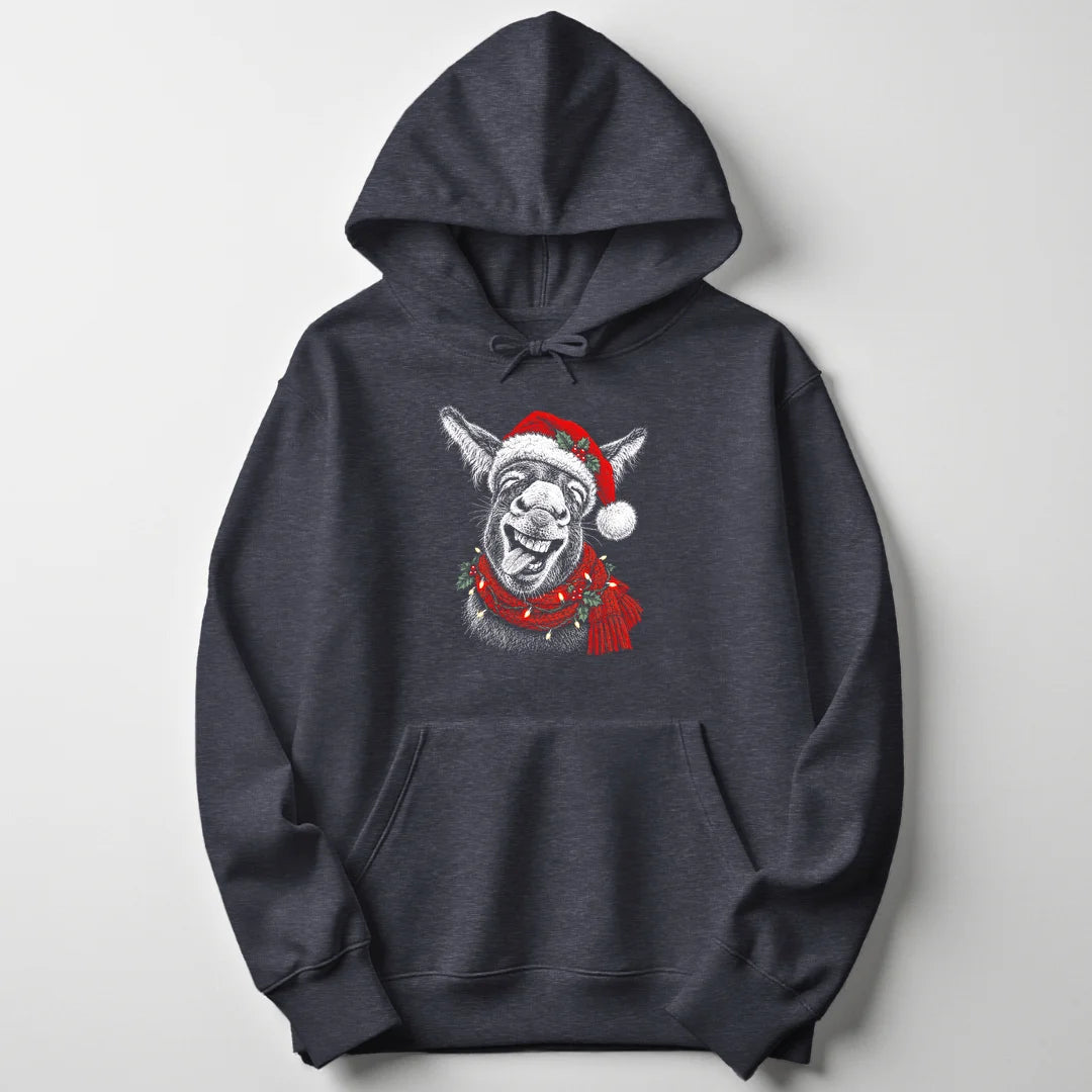 Christmas Donkey - Dark Heather