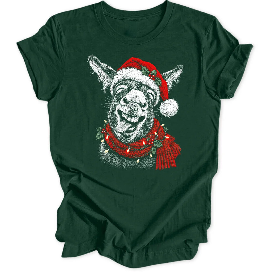 Christmas Donkey - Forest Green