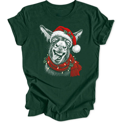Christmas Donkey - Forest Green