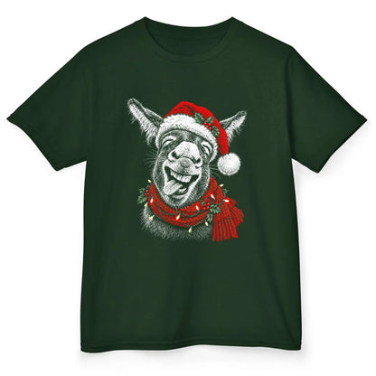 Christmas Donkey - Forest Green