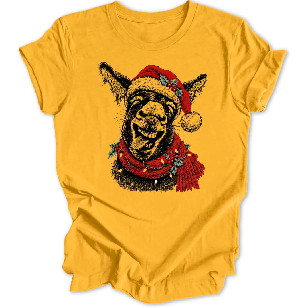 Christmas Donkey - Gold
