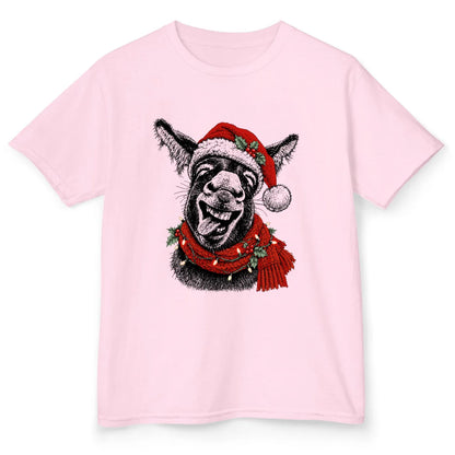 Christmas Donkey - Light Pink