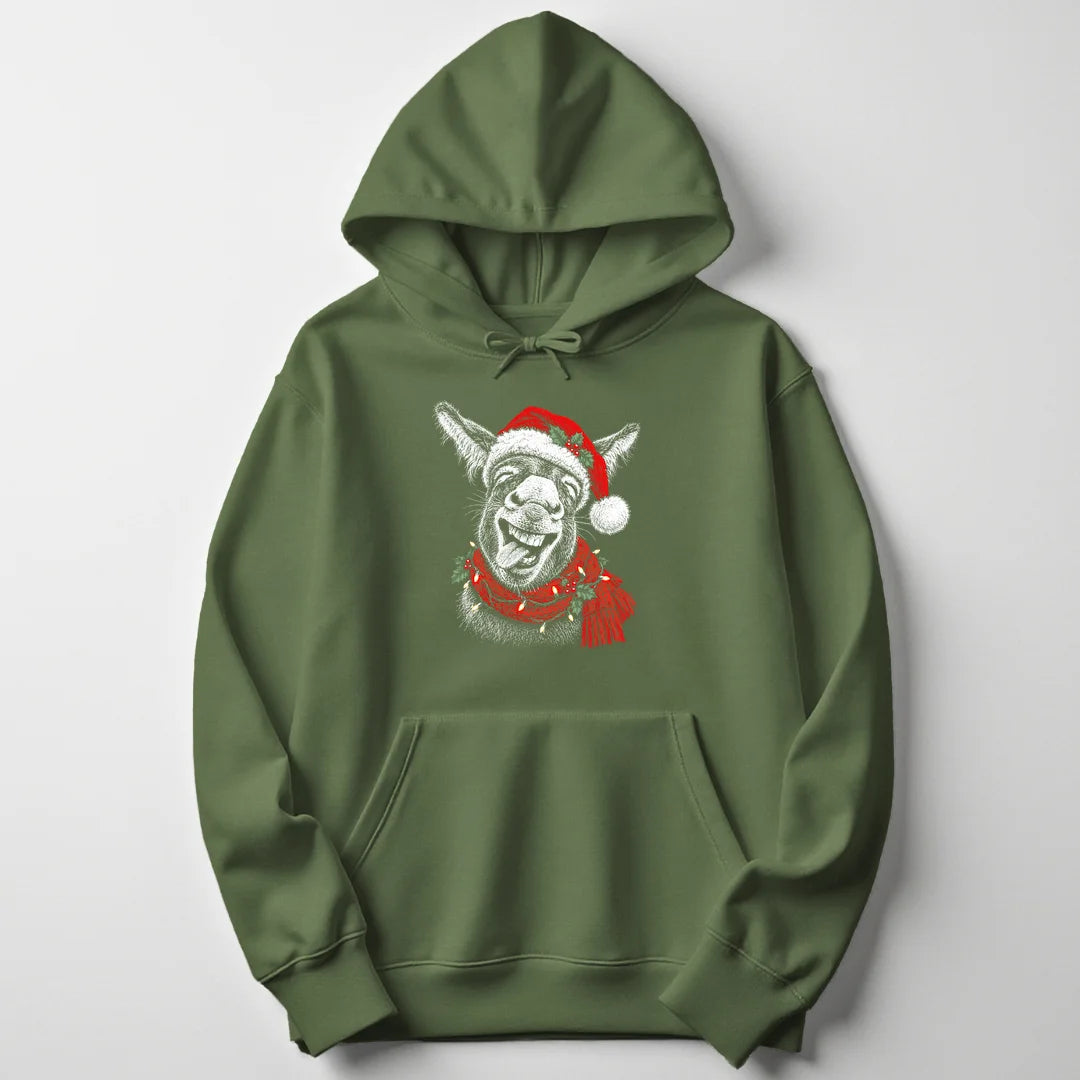 Christmas Donkey - Military Green