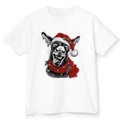 Christmas Donkey - White