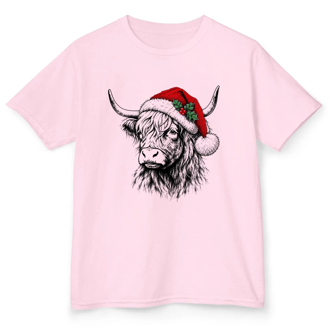 Highland Santa - Light Pink