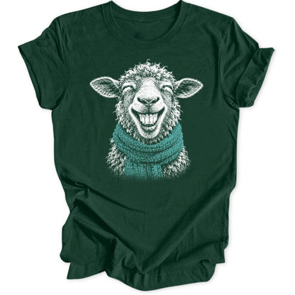 Grinning Sheep - Forest Green