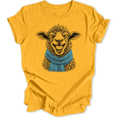 Grinning Sheep - Gold