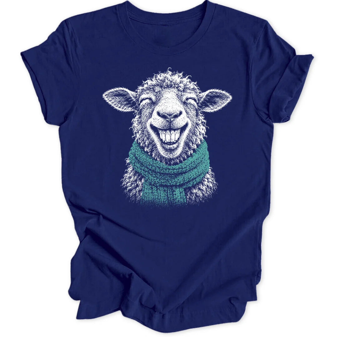 Grinning Sheep - Navy
