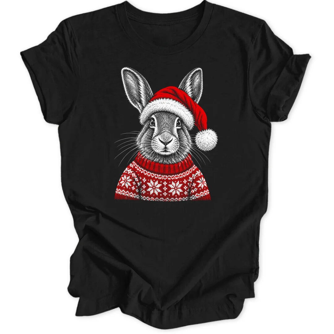 Christmas Bunny - Black