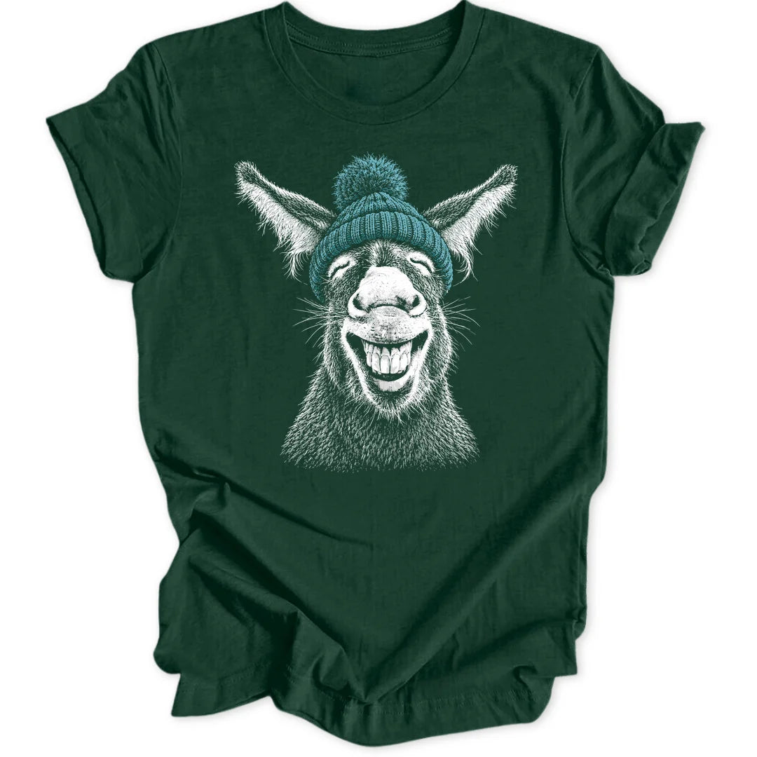 Grinning Donkey - Forest Green