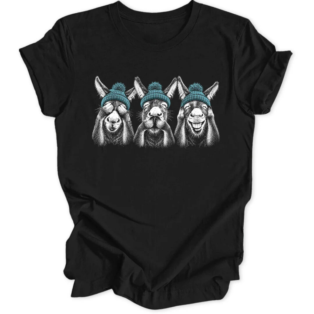 Wise Donkeys - Black
