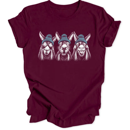 Wise Donkeys - Maroon